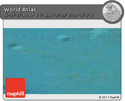 Satellite 3D Map of the Area around 76° 59' 43" N, 57° 1' 29" E