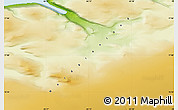 Physical Map of the area around 76° 59' 43" N, 66° 13' 29" W