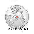 Outline Map of the Area around 76° 59' 43" N, 82° 31' 30" E, rectangular outline