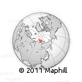 Outline Map of the Area around 77° 14' 40" N, 119° 55' 30" E, rectangular outline