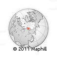 Outline Map of the Area around 77° 14' 40" N, 120° 46' 30" E, rectangular outline
