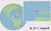 Savanna Style Location Map of the area around 77° 14' 40" N, 123° 10' 30" W