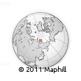 Outline Map of the Area around 77° 14' 40" N, 132° 40' 30" E, rectangular outline
