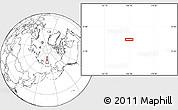 Blank Location Map of the area around 77° 14' 40" N, 166° 40' 30" E