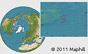 Satellite Location Map of the area around 77° 14' 40" N, 4° 10' 30" W