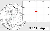 Blank Location Map of the area around 77° 14' 40" N, 56° 10' 29" E