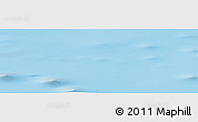 Shaded Relief Panoramic Map of the area around 77° 14' 40" N, 69° 46' 30" E