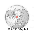 Outline Map of the Area around 77° 14' 40" N, 6° 52' 30" E, rectangular outline