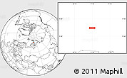 Blank Location Map of the area around 77° 14' 40" N, 71° 28' 29" E