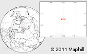 Blank Location Map of the area around 77° 14' 40" N, 72° 19' 29" E