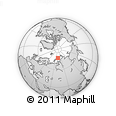 Outline Map of the Area around 77° 14' 40" N, 72° 19' 29" E, rectangular outline