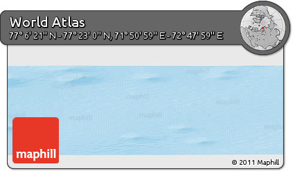 Physical Panoramic Map of the Area around 77° 14' 40" N, 72° 19' 29" E