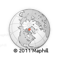 Outline Map of the Area around 77° 14' 40" N, 78° 58' 29" W, rectangular outline