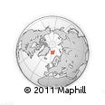 Outline Map of the Area around 77° 14' 40" N, 7° 43' 29" E, rectangular outline