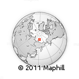 Outline Map of the Area around 77° 29' 31" N, 152° 13' 29" E, rectangular outline