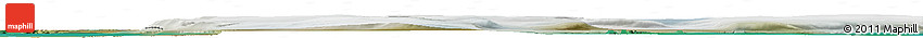 Satellite Horizon Map of the Area around 77° 29' 31" N, 23° 1' 29" E