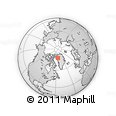 Outline Map of the Area around 77° 29' 31" N, 56° 1' 29" W, rectangular outline