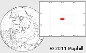 Blank Location Map of the area around 77° 29' 31" N, 65° 31' 30" E