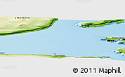 Physical Panoramic Map of the area around 77° 29' 31" N, 67° 4' 29" W