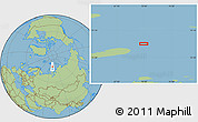 Savanna Style Location Map of the area around 77° 29' 31" N, 70° 37' 30" E