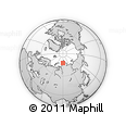 Outline Map of the Area around 77° 29' 31" N, 90° 10' 30" E, rectangular outline