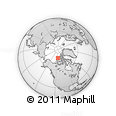 Outline Map of the Area around 77° 44' 16" N, 115° 31' 30" W, rectangular outline