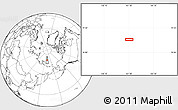 Blank Location Map of the area around 77° 44' 16" N, 161° 34' 29" E