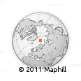 Outline Map of the Area around 77° 44' 16" N, 24° 43' 30" E, rectangular outline