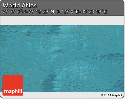 Satellite 3D Map of the Area around 77° 44' 16" N, 34° 55' 29" E