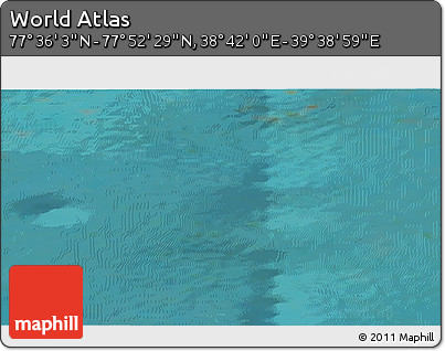 Satellite 3D Map of the Area around 77° 44' 16" N, 39° 10' 29" E