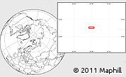Blank Location Map of the area around 77° 44' 16" N, 40° 1' 29" E
