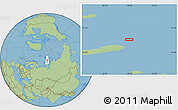 Savanna Style Location Map of the area around 77° 44' 16" N, 69° 46' 30" E