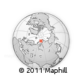 Outline Map of the Area around 77° 44' 16" N, 77° 25' 30" E, rectangular outline