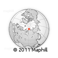 Outline Map of the Area around 77° 44' 16" N, 91° 52' 30" E, rectangular outline