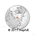 Outline Map of the Area around 77° 58' 56" N, 120° 46' 30" E, rectangular outline