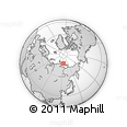 Outline Map of the Area around 77° 58' 56" N, 124° 10' 30" E, rectangular outline