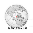 Outline Map of the Area around 77° 58' 56" N, 124° 1' 30" W, rectangular outline