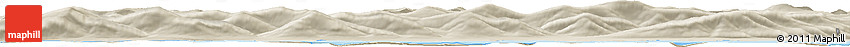 Shaded Relief Horizon Map of the Area around 77° 58' 56" N, 16° 13' 30" E