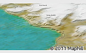 Satellite 3D Map of the area around 77° 58' 56" N, 21° 19' 30" E