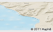 Shaded Relief 3D Map of the area around 77° 58' 56" N, 21° 19' 30" E