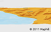 Political Panoramic Map of the area around 77° 58' 56" N, 21° 19' 30" E