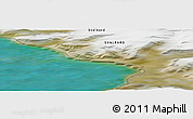 Satellite Panoramic Map of the area around 77° 58' 56" N, 21° 19' 30" E