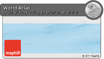 Physical Panoramic Map of the Area around 77° 58' 56" N, 44° 16' 29" E