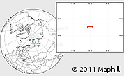 Blank Location Map of the area around 77° 58' 56" N, 45° 7' 30" E