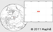 Blank Location Map of the area around 77° 58' 56" N, 68° 55' 30" E