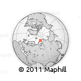 Outline Map of the Area around 77° 58' 56" N, 68° 55' 30" E, rectangular outline