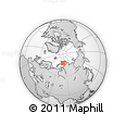 Outline Map of the Area around 77° 58' 56" N, 79° 58' 29" E, rectangular outline