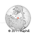 Outline Map of the Area around 77° 58' 56" N, 88° 28' 29" E, rectangular outline