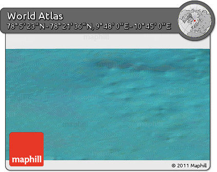 Satellite 3D Map of the Area around 78° 13' 29" N, 10° 16' 30" E