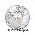 Outline Map of the Area around 78° 13' 29" N, 110° 34' 29" E, rectangular outline